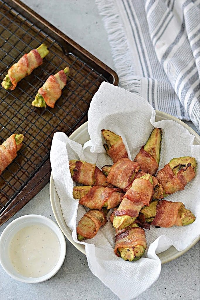 Bacon-Wrapped Avocado Wedges