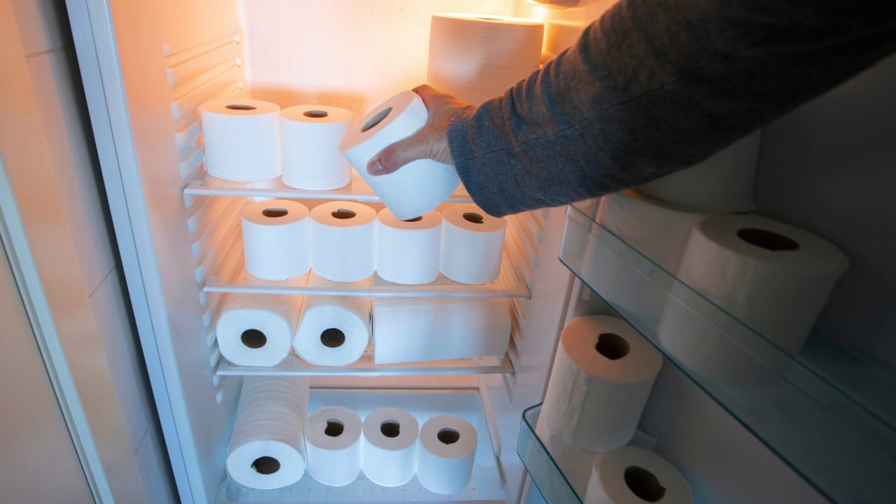 If You See Toilet Paper In Your Fridge, Here’s What It Could Be Telling You