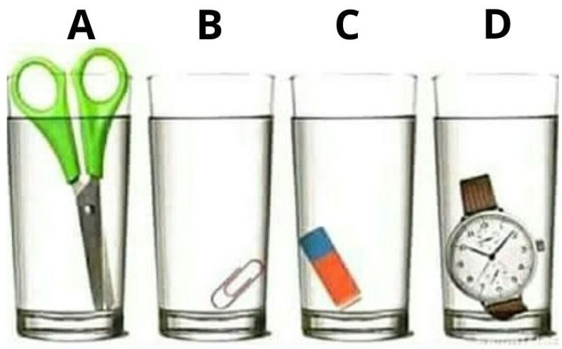 Brain Teaser Quiz: Identify Which Glass Has More Water Within 30 Seconds