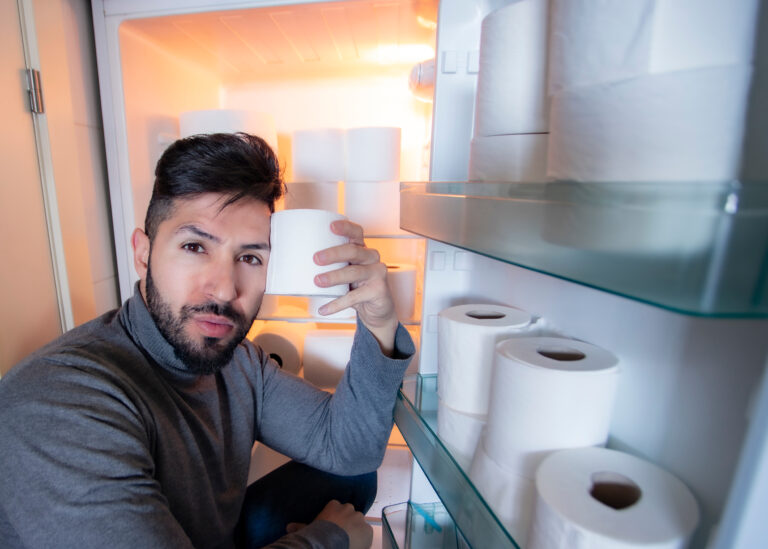 If You See Toilet Paper In Your Fridge, Here’s What It Could Be Telling You