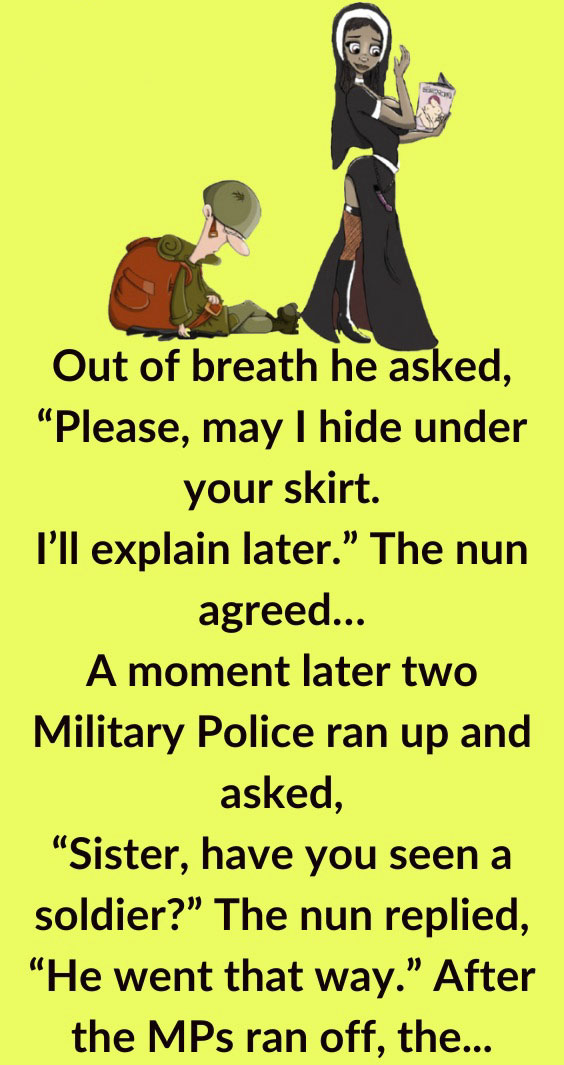 A Soldier Approached A Nun