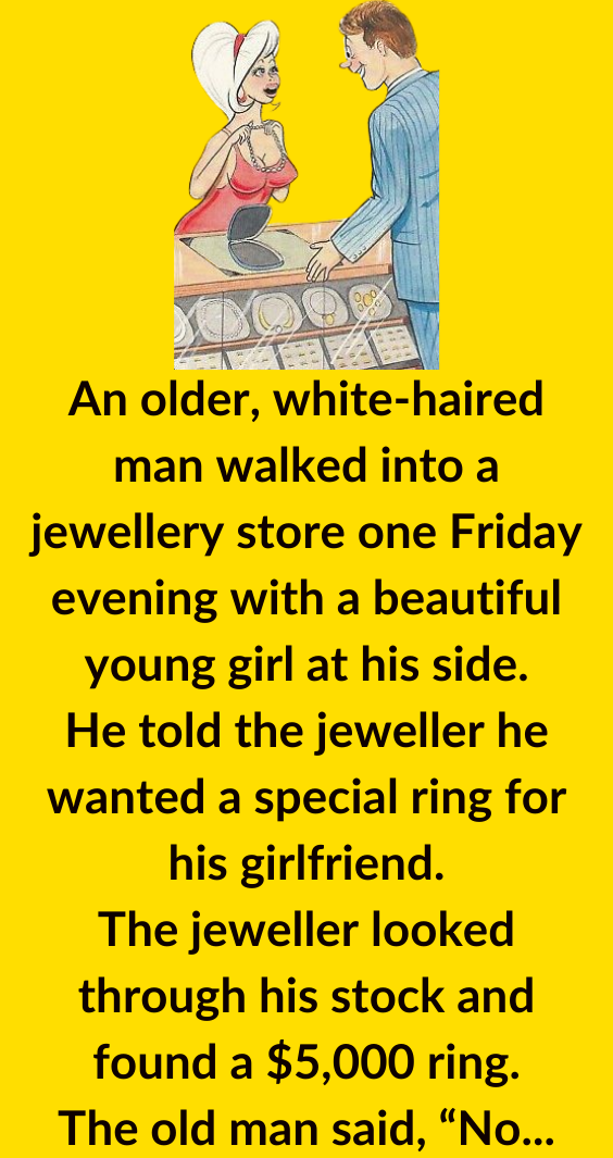 He Told The Jeweller He Wanted Ring