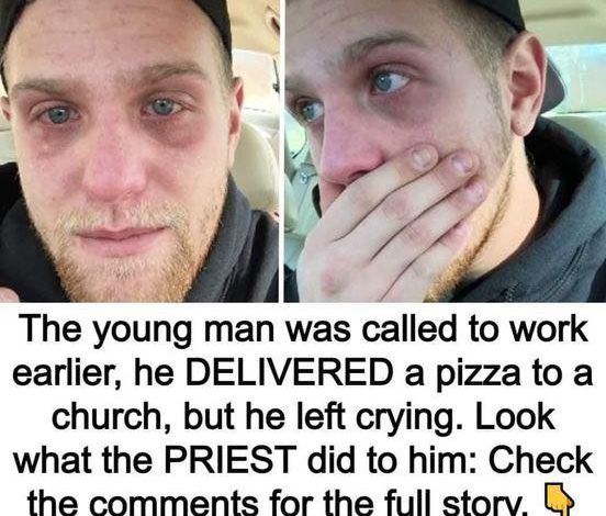 Pizza Delivery Guy Breaks Down After Being Given Huge Tip