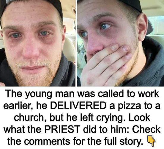 Pizza Delivery Guy Breaks Down After Being Given Huge Tip