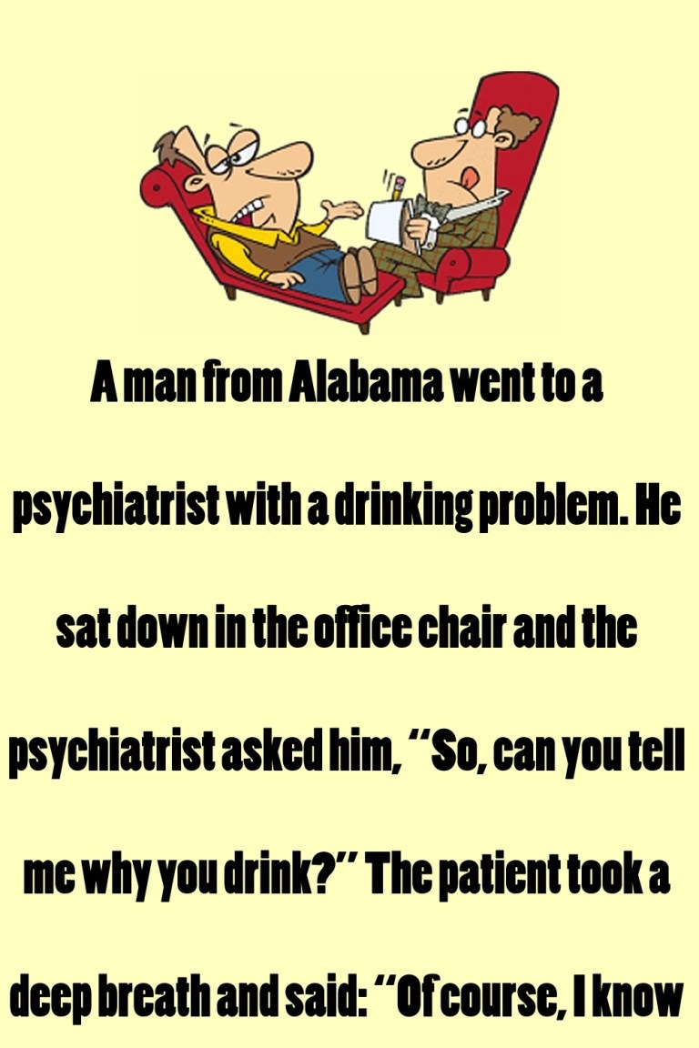 funny joke alcoholic mans unusua