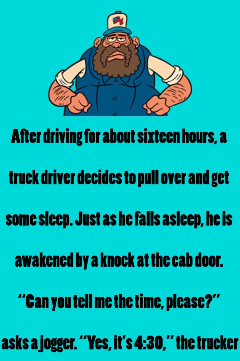 funny joke truck driver wanted t