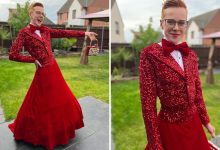 A 16YearOld Boy Wore A Big Fancy Dress Online Some People Think He Looks Amazing While Others Think Its Terrible2