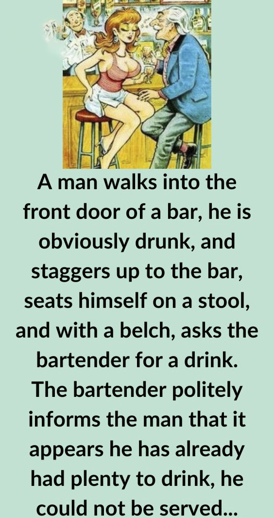 A Man Walks Into The Front Door