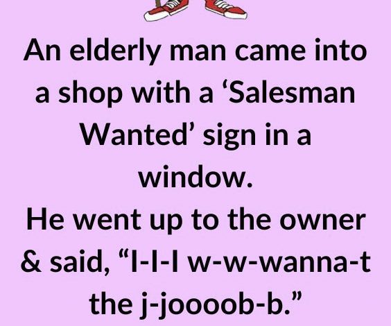 An Elderly Man Came Into A Shop