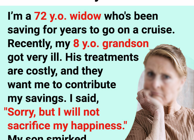 I Refuse to Sacrifice My Happiness to Save My Grandson