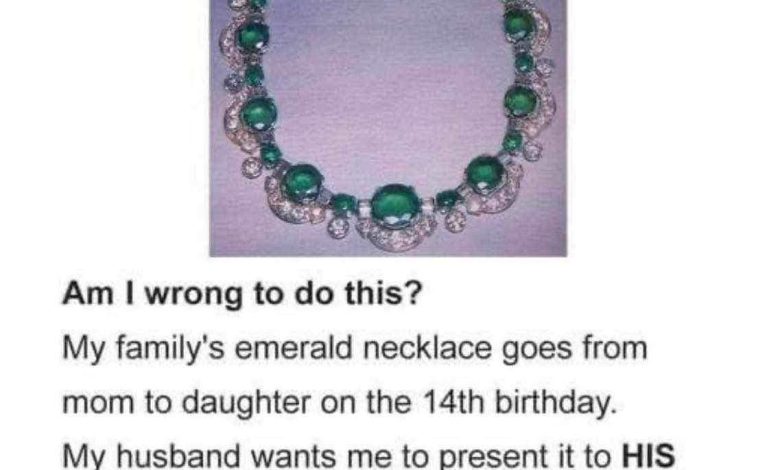 New Husband Demands Wife Give Stepdaughter Her Family Heirloom Instead Of Her Own Daughter e1726203451302