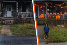 Boy Decorates the House of a Lonely Old Lady for Halloween to Convince Her That the Holiday Is Worth Celebrating e1729140068633