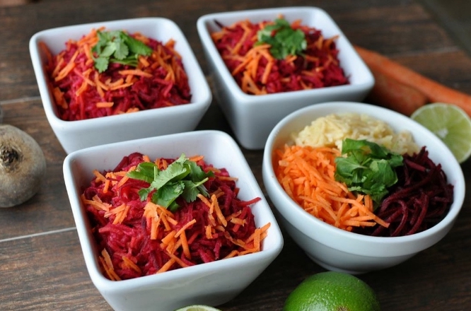 beet carrot apple salad