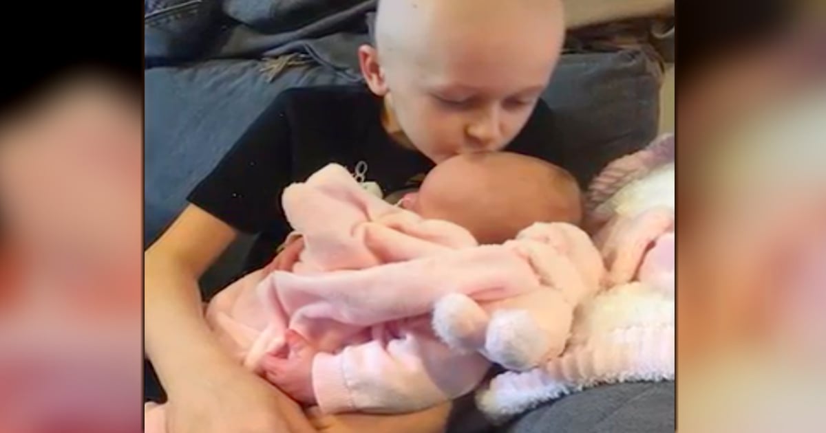 godupdates boy with cancer lived to meet baby sis bailey cooper fb