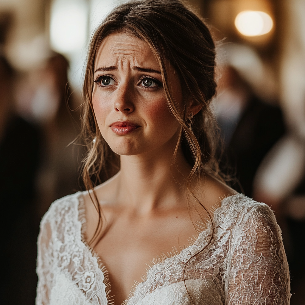 An upset bride | Source: Midjourney