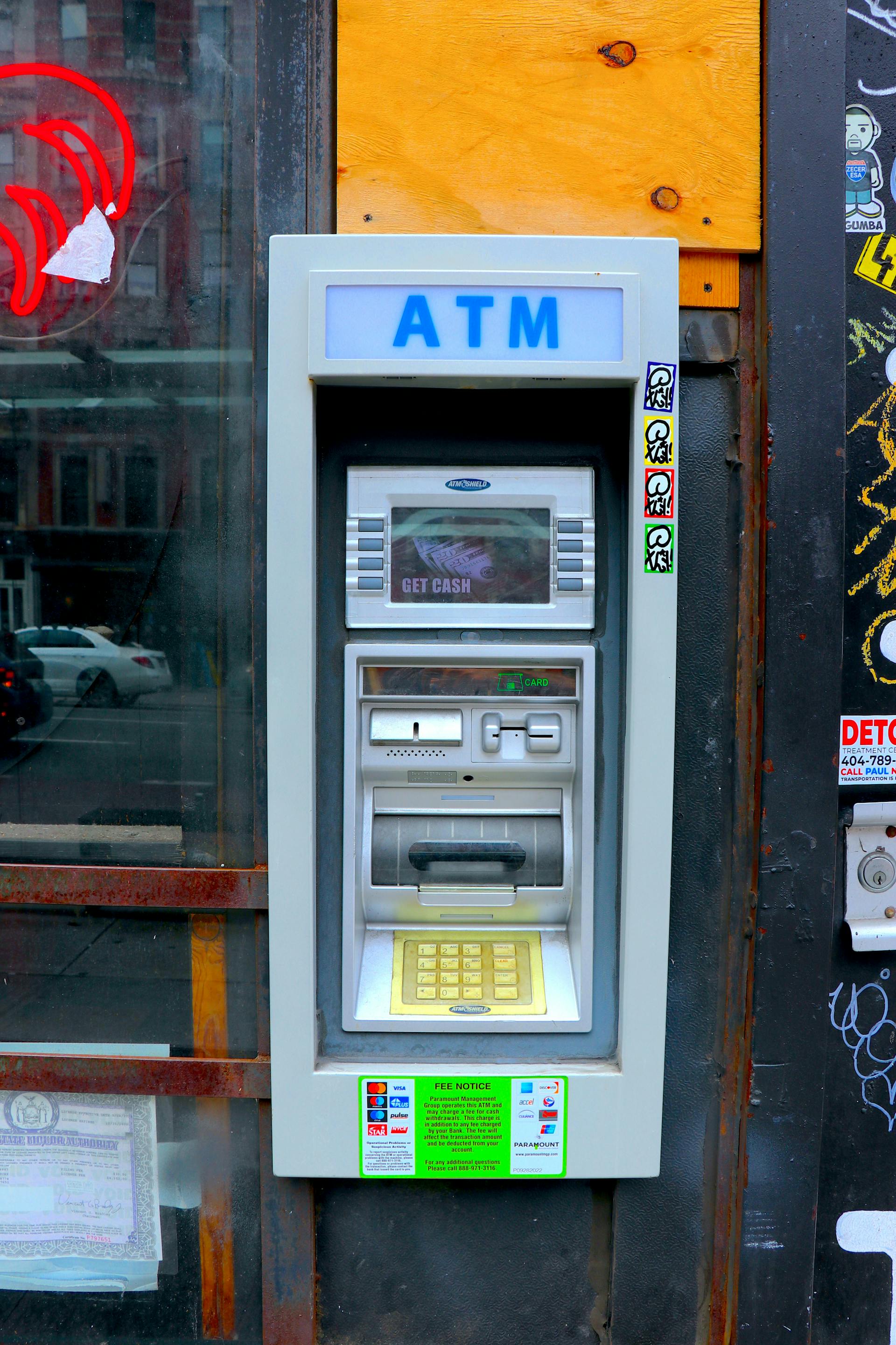 An ATM machine | Source: Pexels