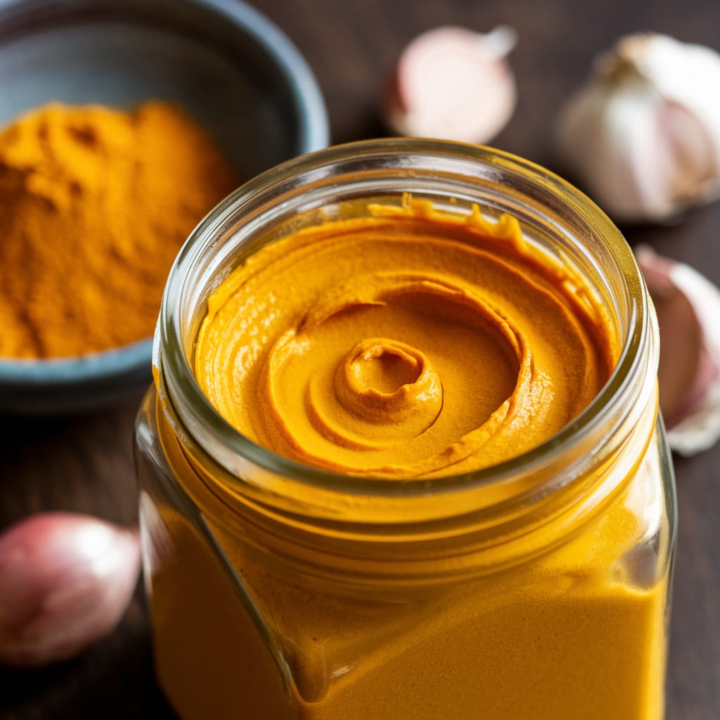 Garlic and Turmeric Paste for Ha