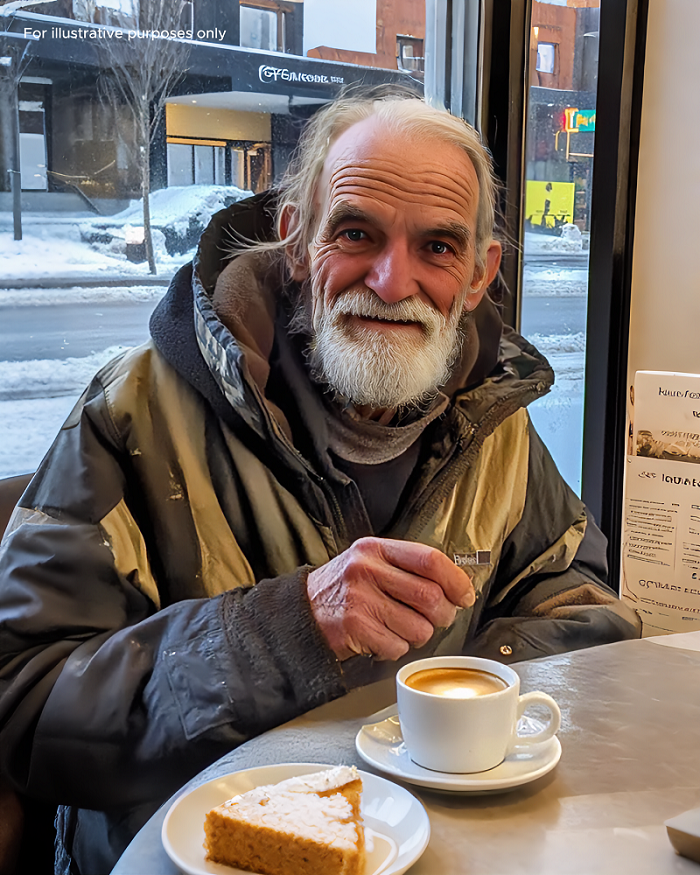 Homeless Man Asked Me to Buy Him Coffee on His Birthday0 1