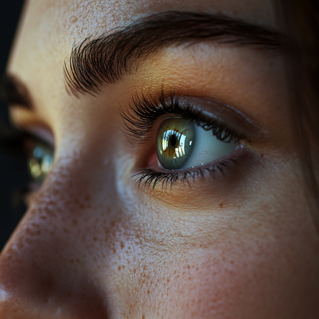 A close-up shot of a woman's eyes | Source: Midjourney