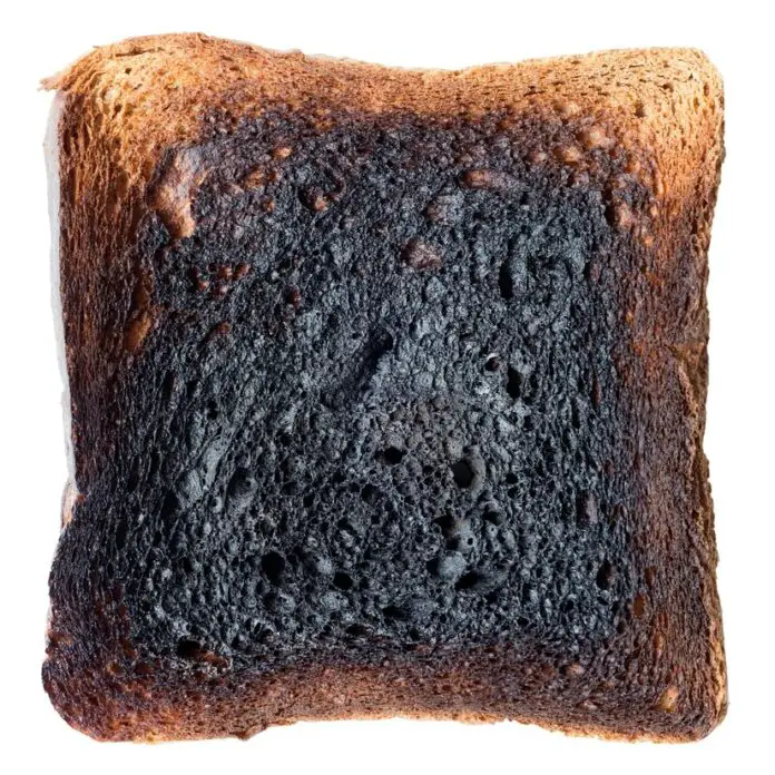 black burned toast isolated white background 276479 1264 696x696 1