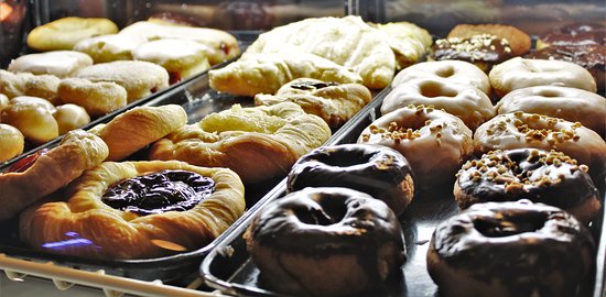 fresh pastries and donuts