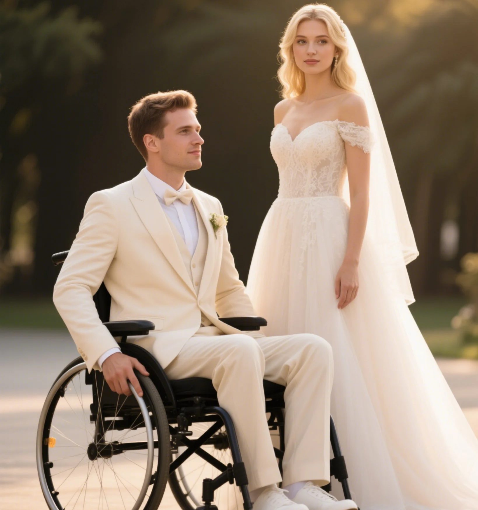 She married a man with a disability, but a big surprise awaited her at the wedding 5 43 e1748119942348