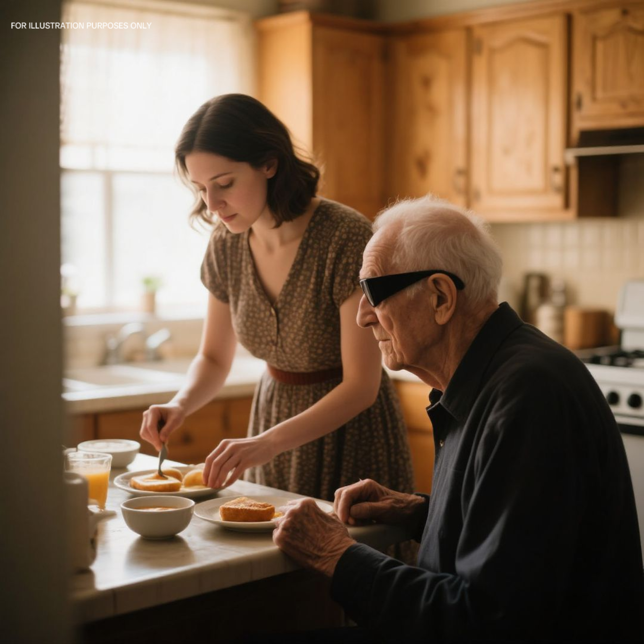 Nurse Takes Care of Rich Blind Man for 10 Years, One Day Learns She Is His Daughter 4 6789