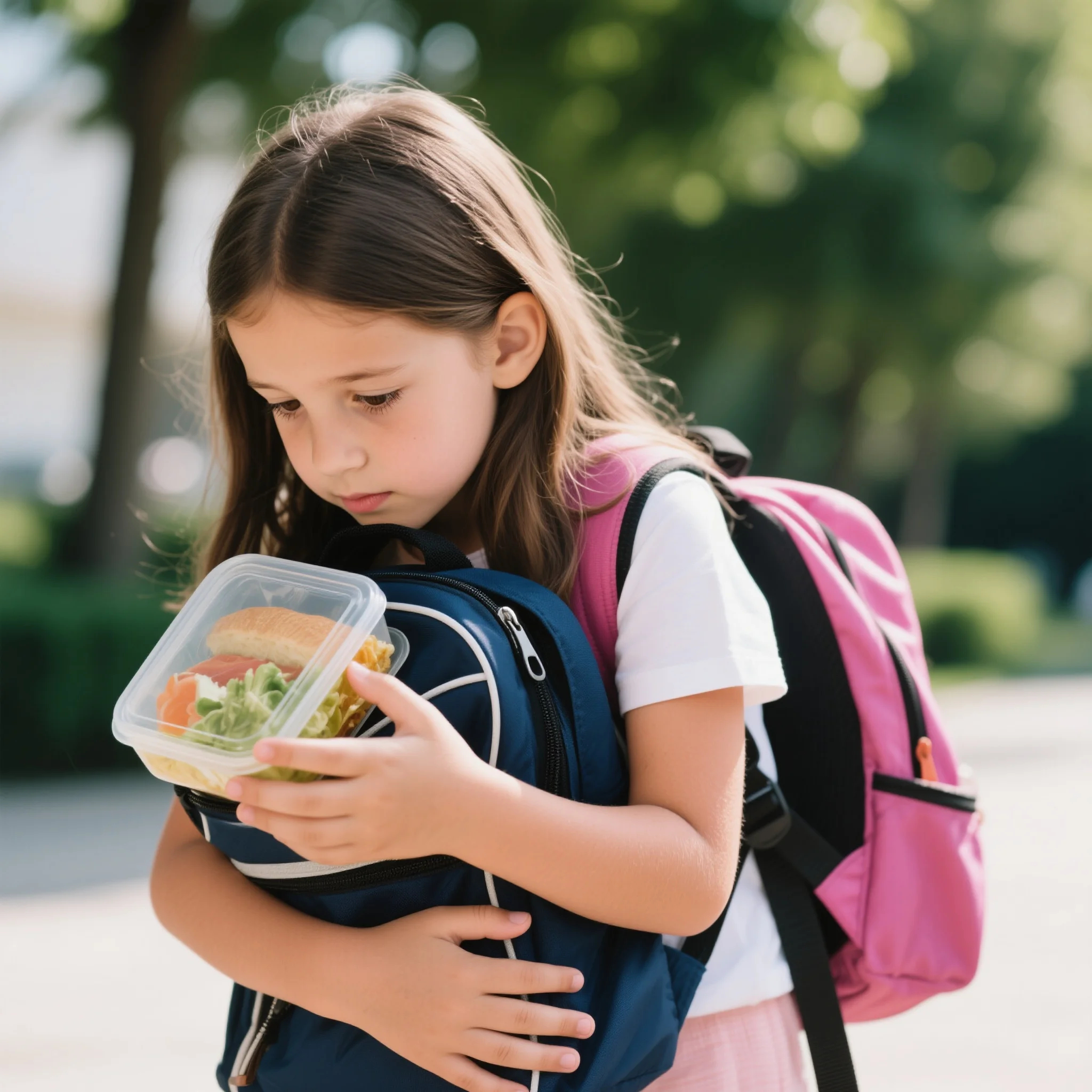 Her classmates teased her about hiding her lunch but her bag was keeping a very different secret 2 98