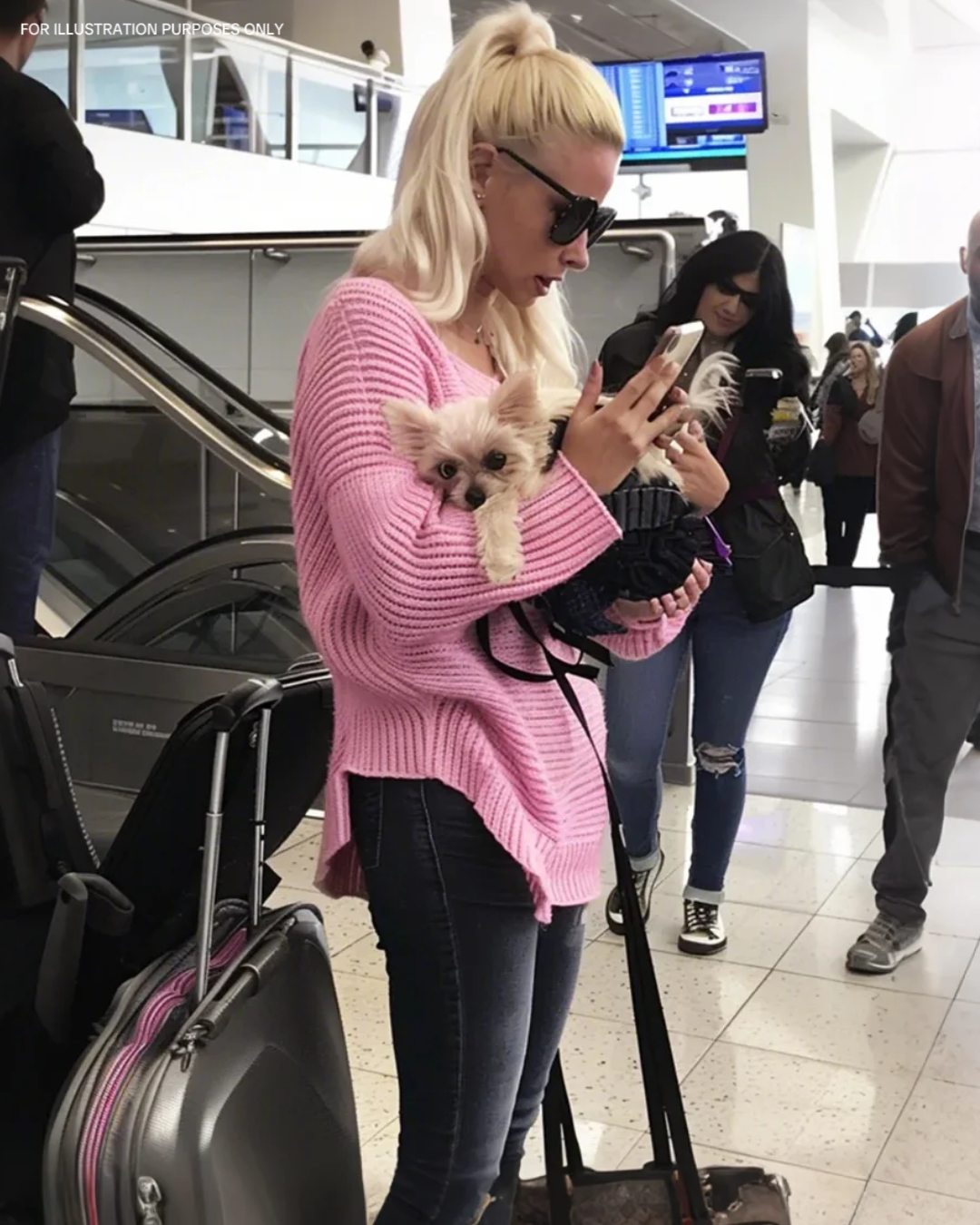 Entitled Dog Owner Yelled At Staff Like The Airport Was Her Kingdom – She Deserved What I Did At The Gate 5 Entitled Dog Owner Yelled At Staff Like The Airport Was Her Kingdom 3