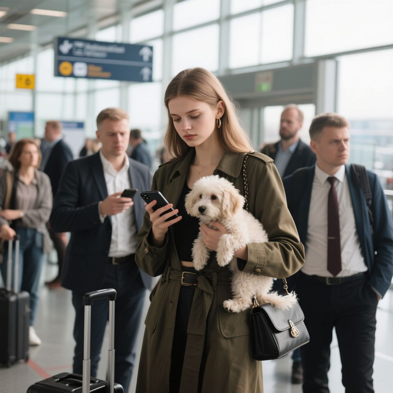 Entitled Dog Owner Yelled At Staff Like The Airport Was Her Kingdom – She Deserved What I Did At The Gate 1 Entitled Dog Owner