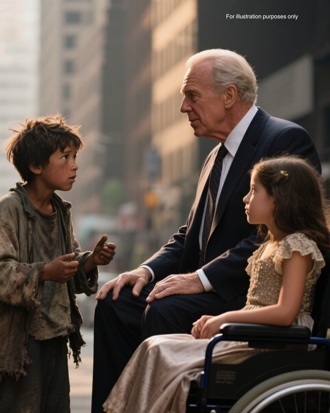 “Sir, I Can Make Your Daughter Walk Again” – Said the Beggar Boy! The Millionaire Turned and FROZE 4 For illustration purposes only