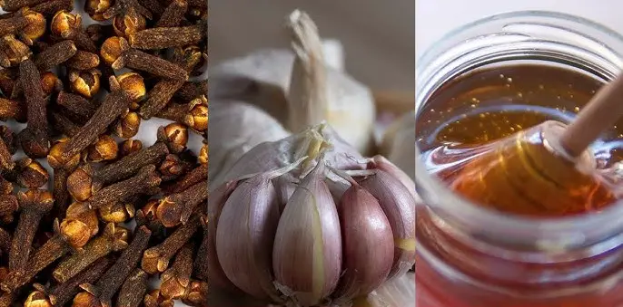 Mix cloves, garlic, honey and you will thank me 2 Mix cloves 2
