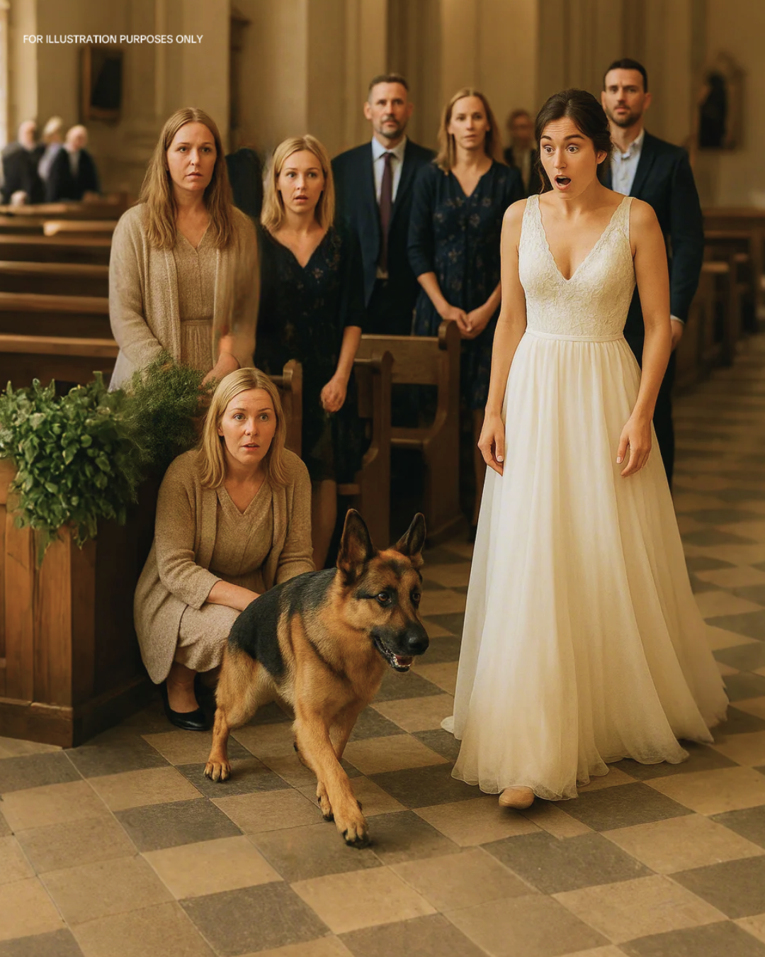 On Her Wedding Day, Her Dog Blocked Her Path—Then She Discovered the Heartbreaking Truth... 2 On Her Wedding Day Her Dog Blocked Her Path—Then 2