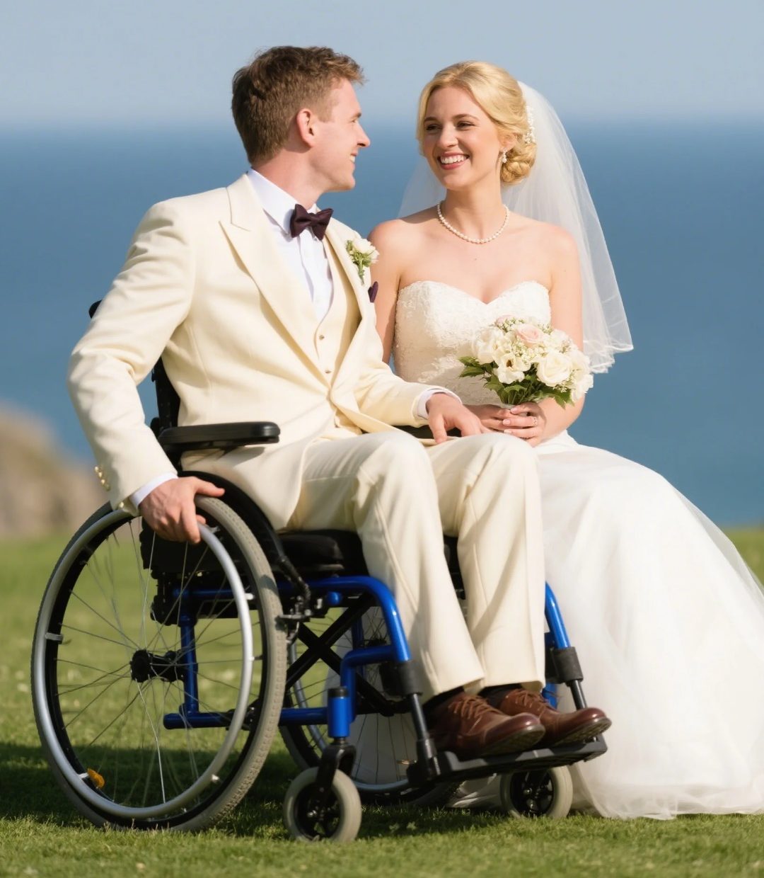 She married a man with a disability, but a big surprise awaited her at the wedding 6 She married a man with a disability 5 e1748119813131