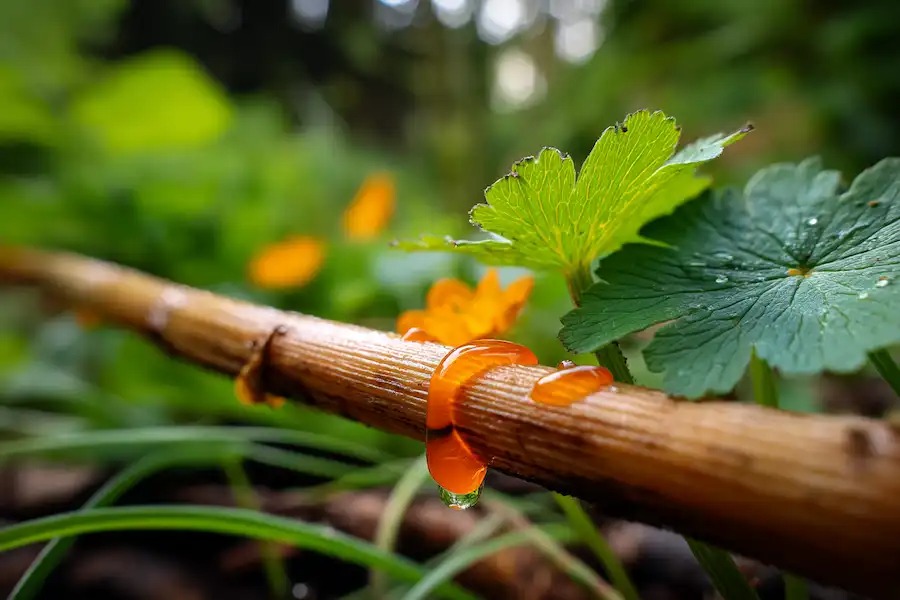 Chelidonium majus L. – The Greater Celandine: Nature’s Ancient Remedy for Skin Growths 2 broken greater celandine stem