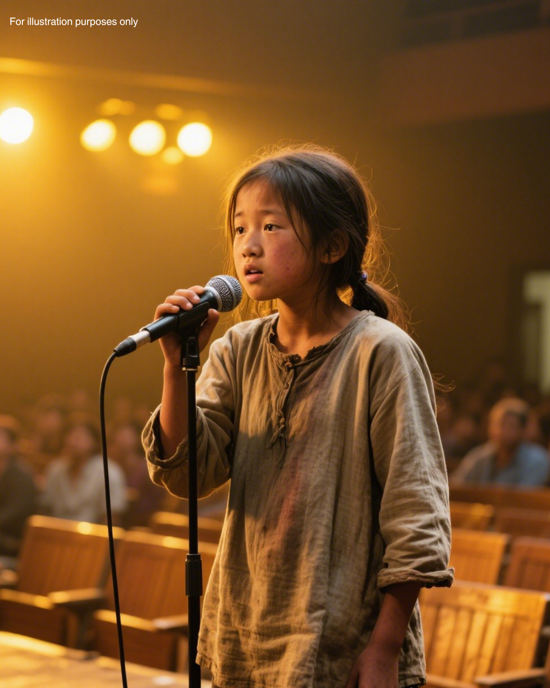 A Poor Girl Was Asked to Sing at School as a Joke… But Her Voice Left the Room Speechless! 2 For illustration purposes only