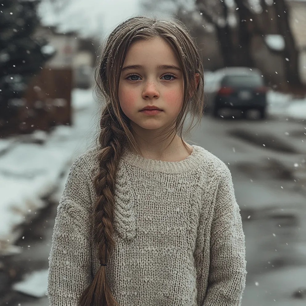Old Janitor Gives His Jacket to a Freezing Girl on the Street 2 old 12